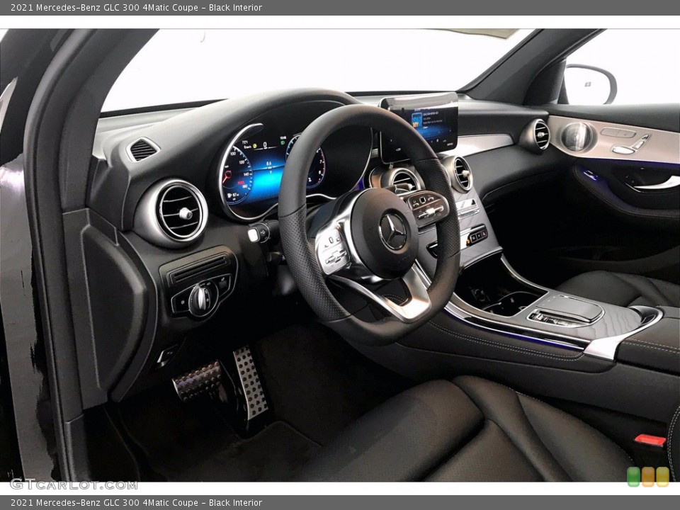Black Interior Dashboard for the 2021 Mercedes-Benz GLC 300 4Matic Coupe #139947780