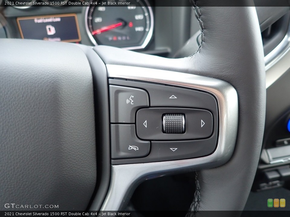 Jet Black Interior Steering Wheel for the 2021 Chevrolet Silverado 1500 RST Double Cab 4x4 #139948668