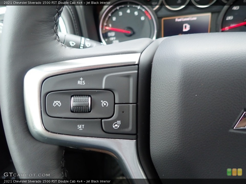 Jet Black Interior Steering Wheel for the 2021 Chevrolet Silverado 1500 RST Double Cab 4x4 #139948686
