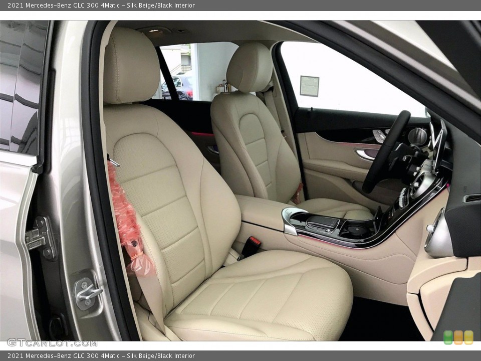 Silk Beige/Black Interior Front Seat for the 2021 Mercedes-Benz GLC 300 4Matic #139948737