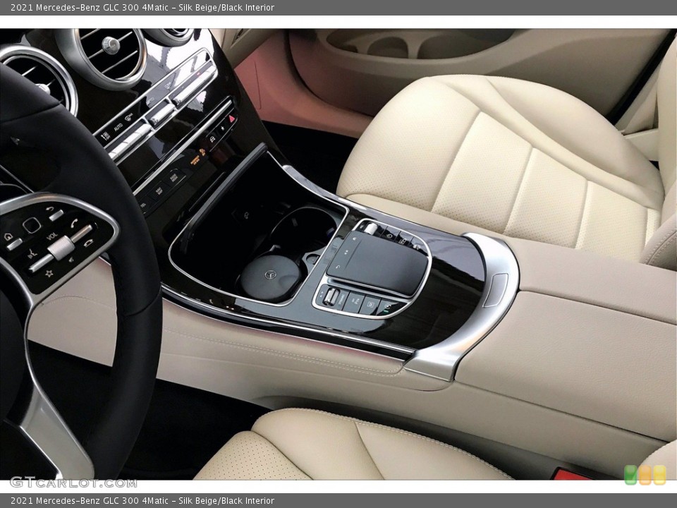 Silk Beige/Black Interior Controls for the 2021 Mercedes-Benz GLC 300 4Matic #139948773
