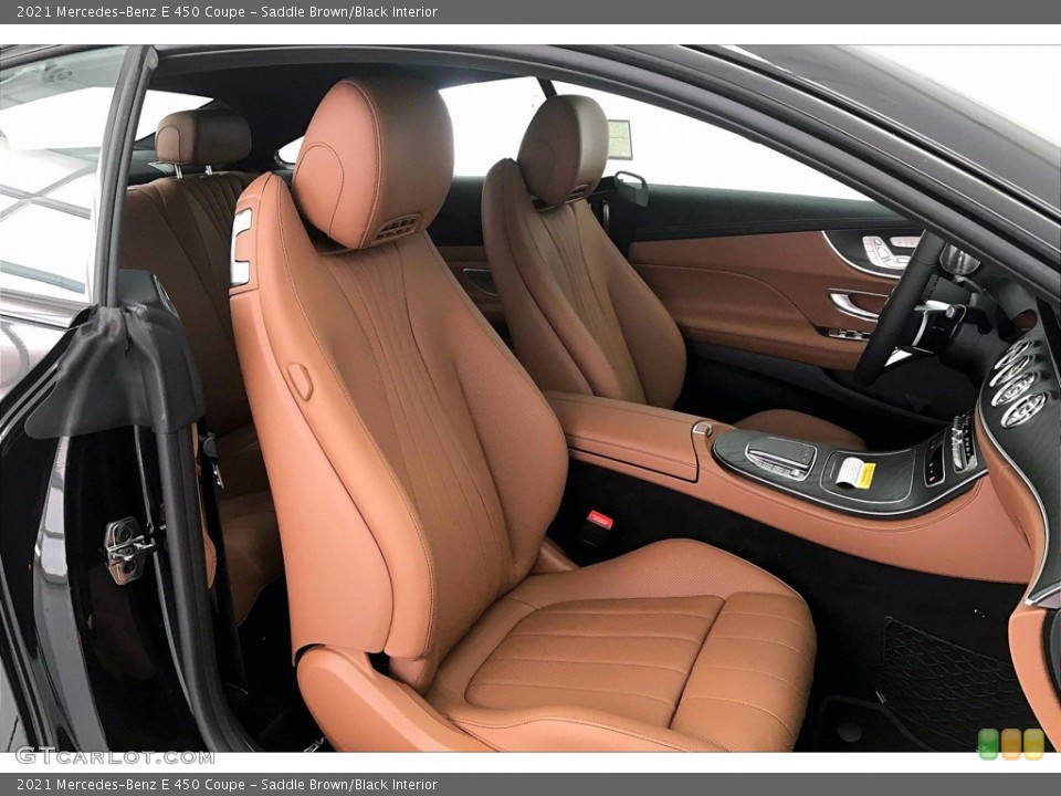 Saddle Brown/Black Interior Photo for the 2021 Mercedes-Benz E 450 Coupe #139948977