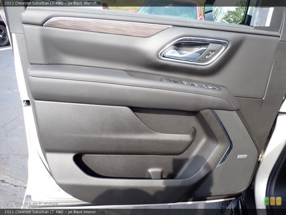 Jet Black Interior Door Panel for the 2021 Chevrolet Suburban LT 4WD #139949301