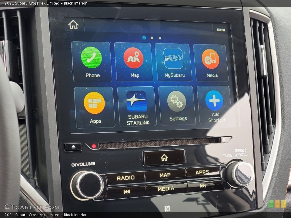 Black Interior Controls for the 2021 Subaru Crosstrek Limited #139950846