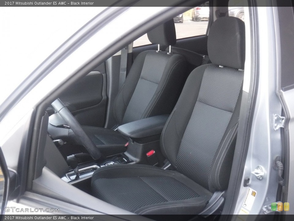 Black Interior Front Seat for the 2017 Mitsubishi Outlander ES AWC #139951170