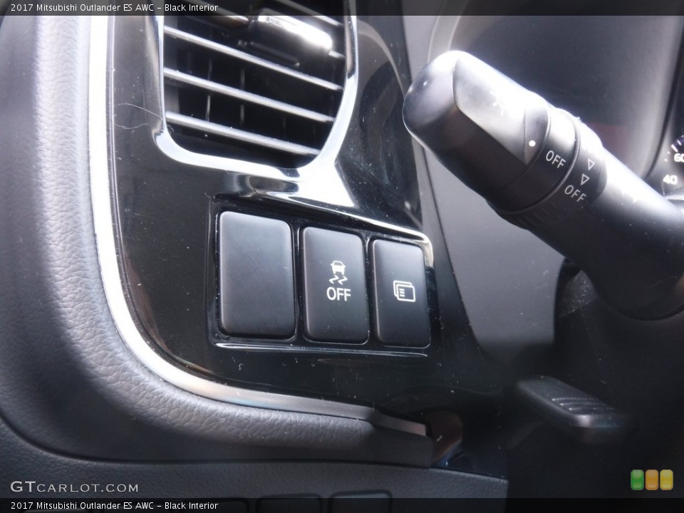 Black Interior Controls for the 2017 Mitsubishi Outlander ES AWC #139951305