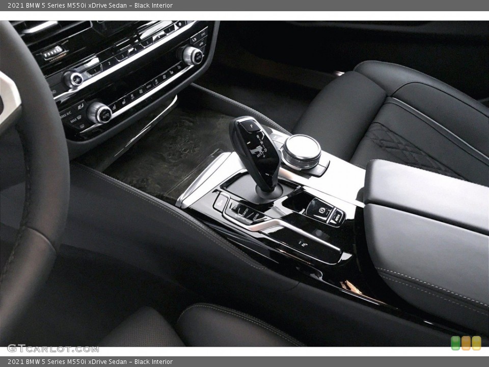 Black Interior Transmission for the 2021 BMW 5 Series M550i xDrive Sedan #139951641
