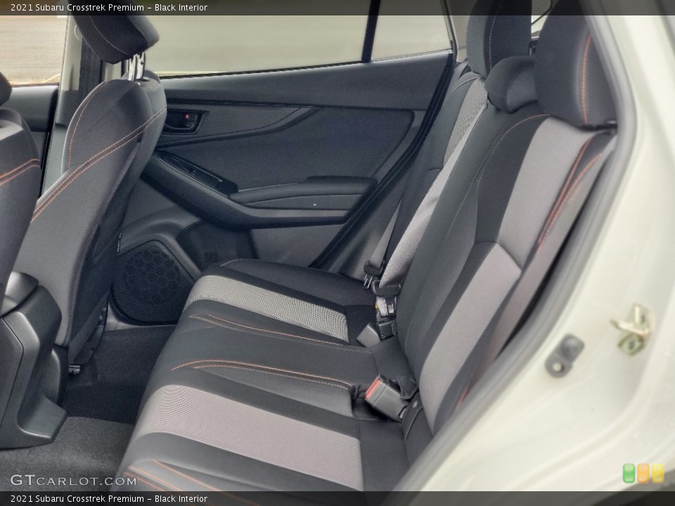 Black Interior Rear Seat for the 2021 Subaru Crosstrek Premium #139952370