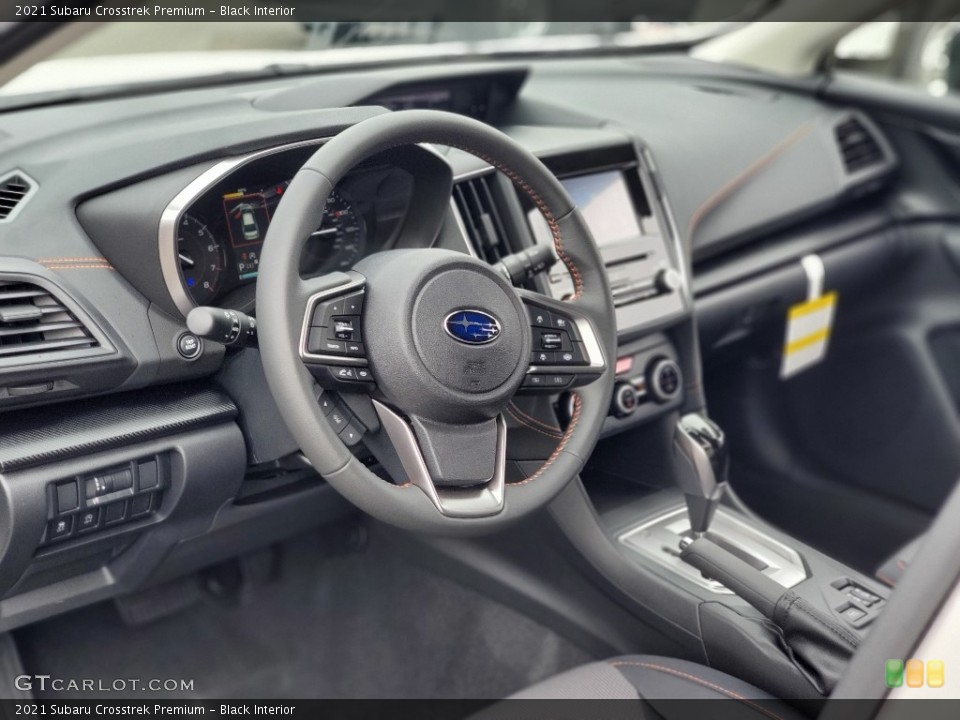 Black Interior Dashboard for the 2021 Subaru Crosstrek Premium #139952387