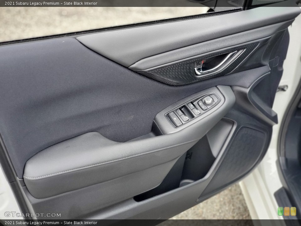 Slate Black Interior Door Panel for the 2021 Subaru Legacy Premium #139952928
