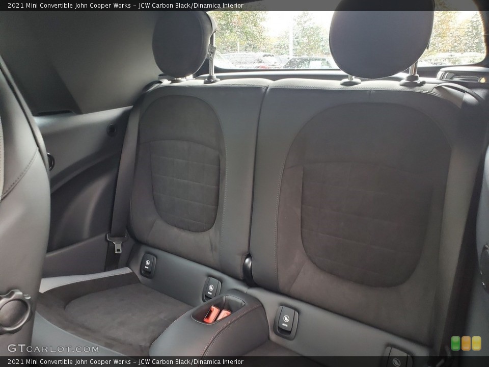 JCW Carbon Black/Dinamica Interior Rear Seat for the 2021 Mini Convertible John Cooper Works #139954242