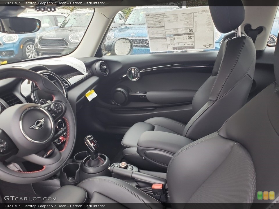 Carbon Black Interior Front Seat for the 2021 Mini Hardtop Cooper S 2 Door #139954347