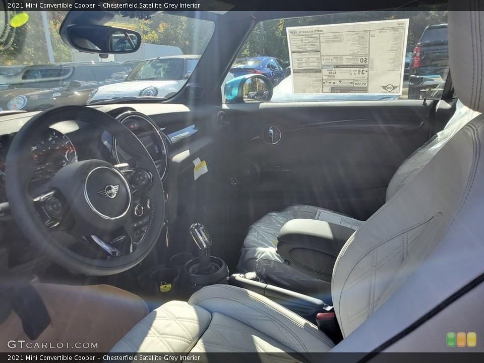 Chesterfield Satellite Grey Interior Photo for the 2021 Mini Convertible Cooper #139954461