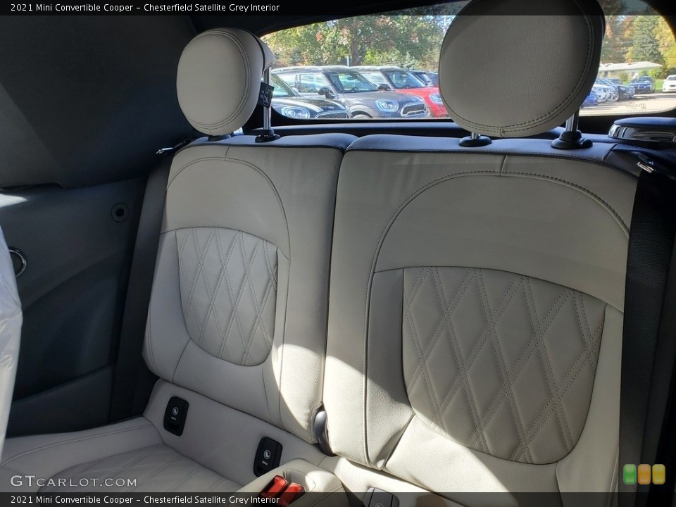 Chesterfield Satellite Grey Interior Rear Seat for the 2021 Mini Convertible Cooper #139954470