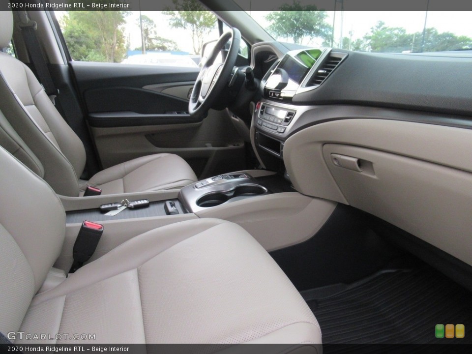 Beige Interior Dashboard for the 2020 Honda Ridgeline RTL #139955623