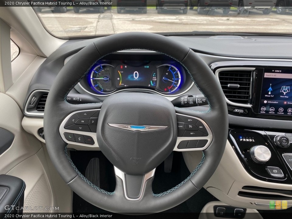 Alloy/Black Interior Steering Wheel for the 2020 Chrysler Pacifica Hybrid Touring L #139956709