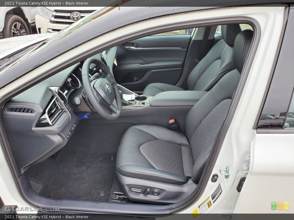 Black Interior Front Seat for the 2021 Toyota Camry XSE Hybrid #139957690