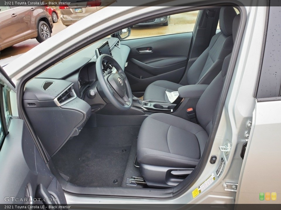 Black Interior Photo for the 2021 Toyota Corolla LE #139957855