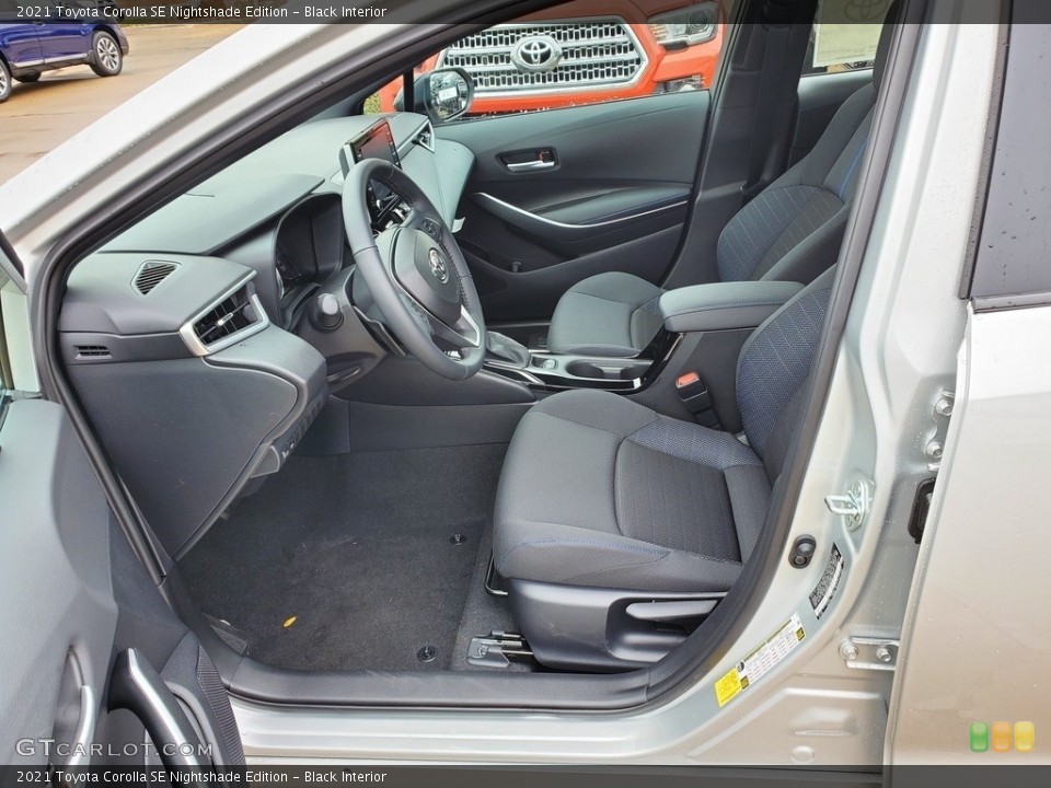 Black Interior Photo for the 2021 Toyota Corolla SE Nightshade Edition #139958146