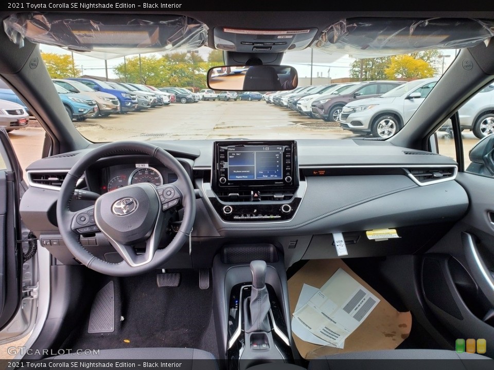 Black Interior Photo for the 2021 Toyota Corolla SE Nightshade Edition #139958197