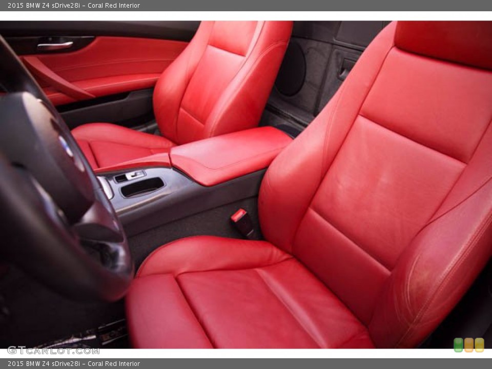 Coral Red Interior Front Seat for the 2015 BMW Z4 sDrive28i #139958299