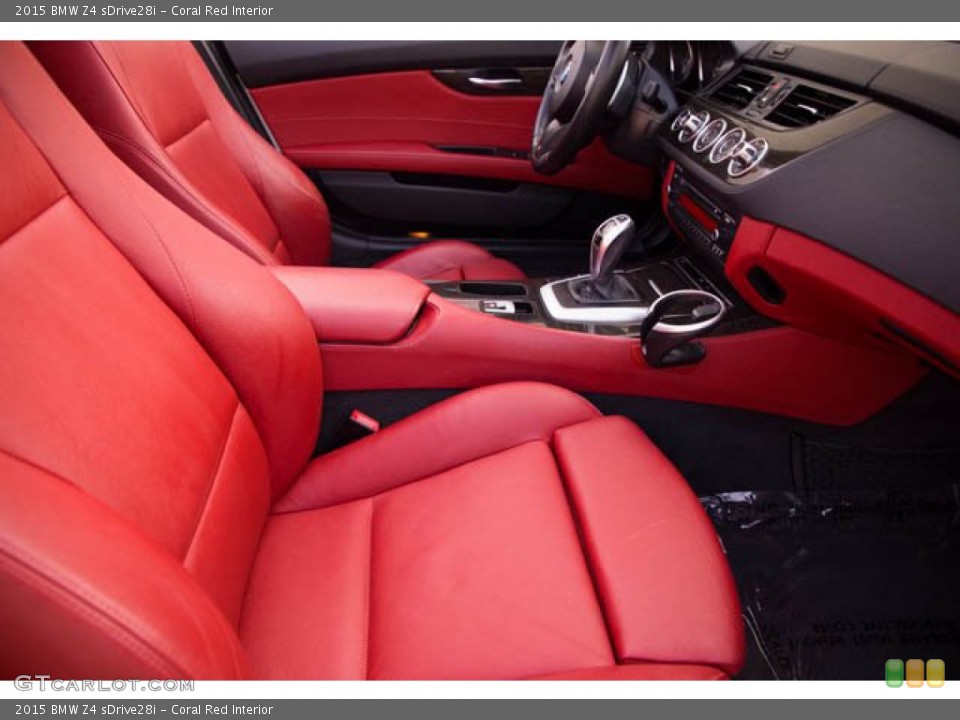 Coral Red Interior Front Seat for the 2015 BMW Z4 sDrive28i #139958316