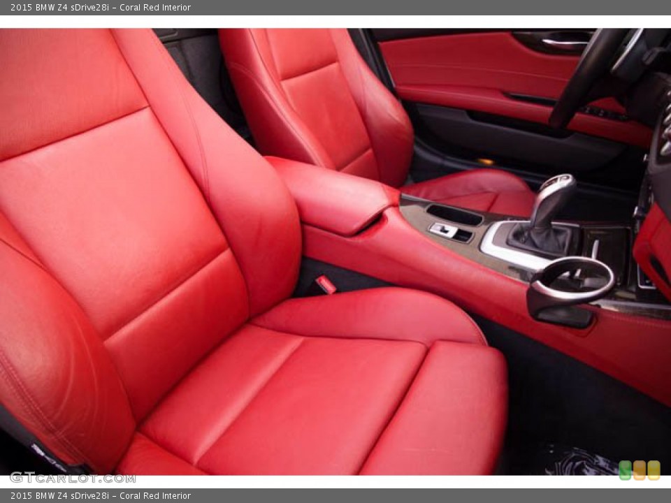 Coral Red Interior Front Seat for the 2015 BMW Z4 sDrive28i #139958335