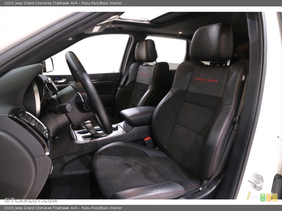 Ruby Red/Black 2020 Jeep Grand Cherokee Interiors