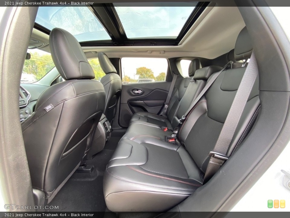 Black Interior Rear Seat for the 2021 Jeep Cherokee Traihawk 4x4 #139959304