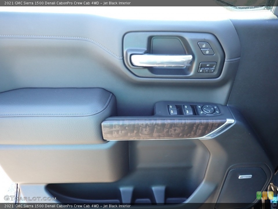 Jet Black Interior Door Panel for the 2021 GMC Sierra 1500 Denali CabonPro Crew Cab 4WD #139959784