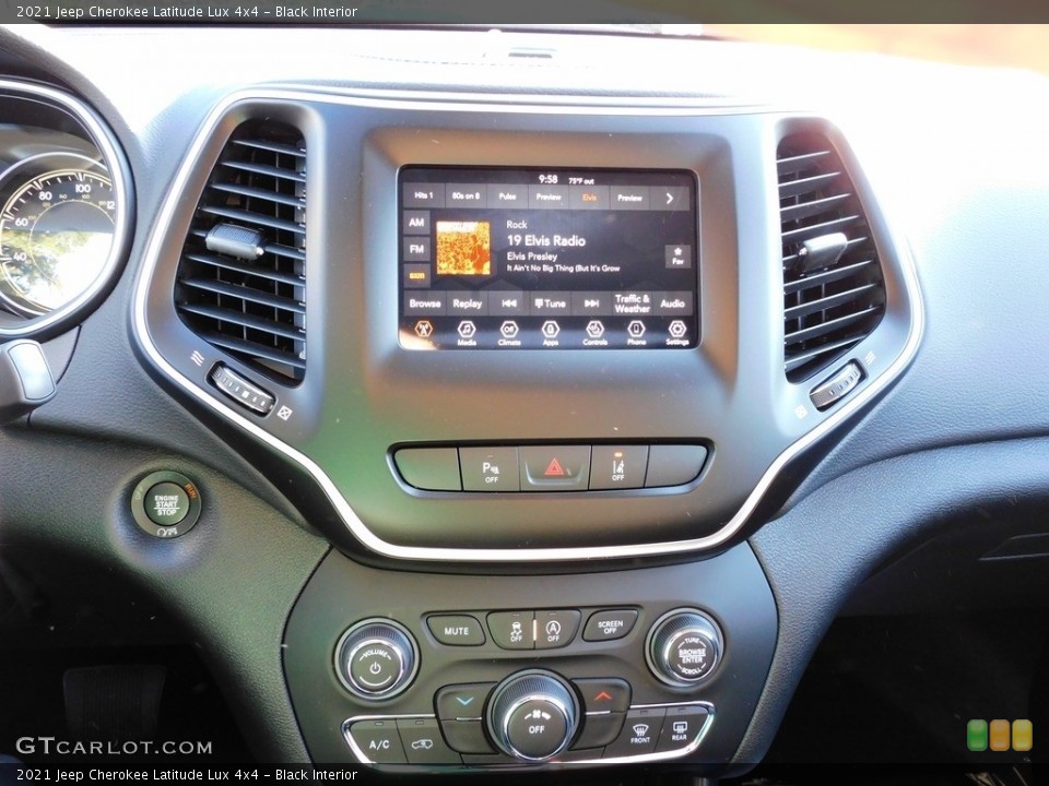 Black Interior Controls for the 2021 Jeep Cherokee Latitude Lux 4x4 #139959904