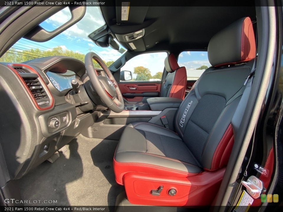 Red/Black Interior Photo for the 2021 Ram 1500 Rebel Crew Cab 4x4 #139961329