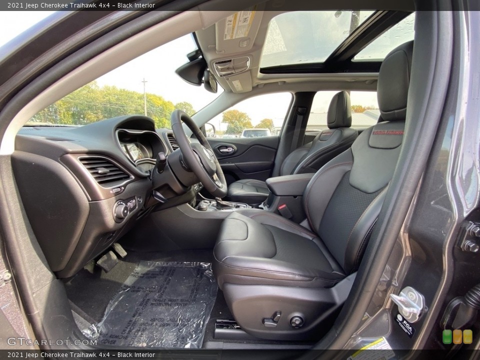 Black Interior Photo for the 2021 Jeep Cherokee Traihawk 4x4 #139961842