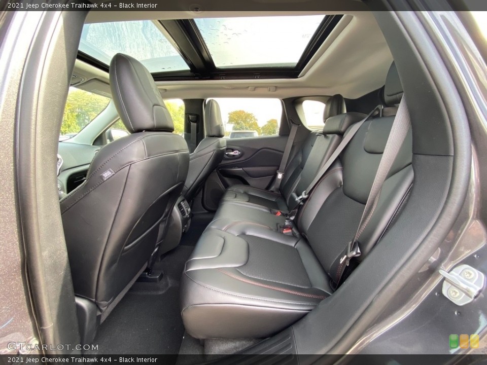 Black Interior Rear Seat for the 2021 Jeep Cherokee Traihawk 4x4 #139961866