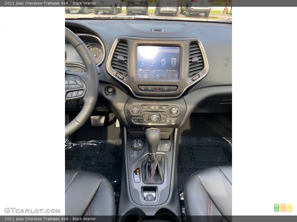 Black Interior Controls for the 2021 Jeep Cherokee Traihawk 4x4 #139961926