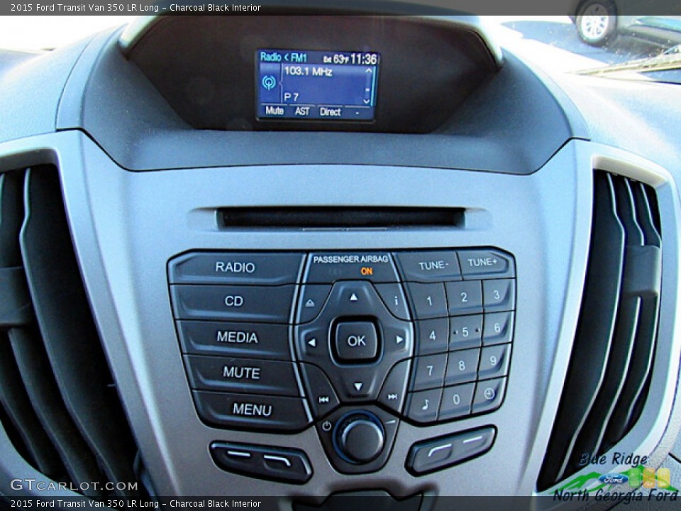 Charcoal Black Interior Controls for the 2015 Ford Transit Van 350 LR Long #139962229