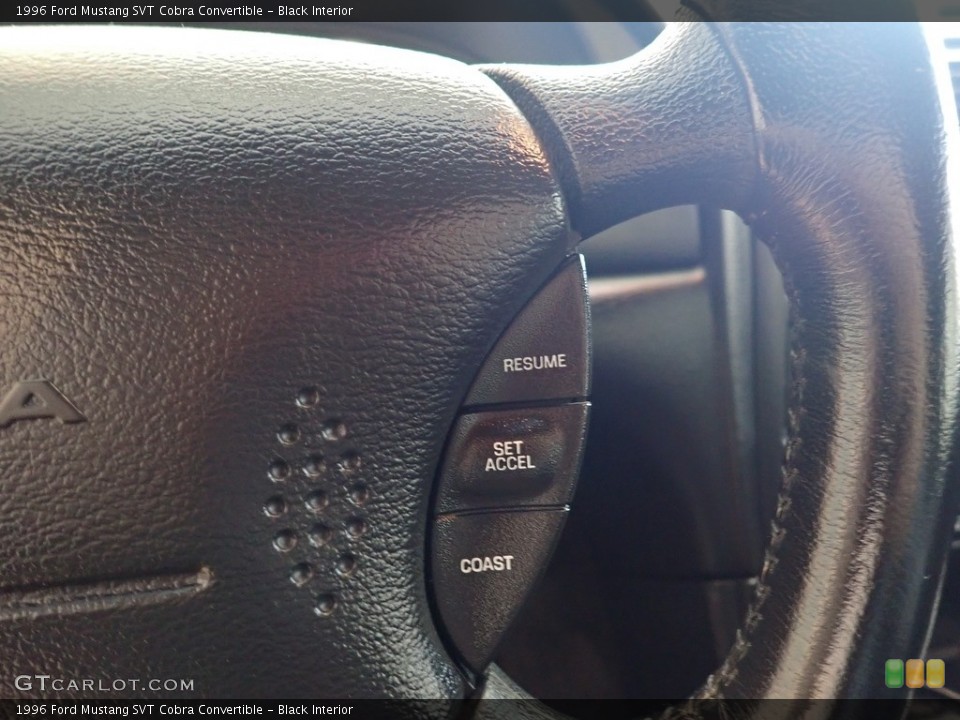 Black Interior Steering Wheel for the 1996 Ford Mustang SVT Cobra Convertible #139965070