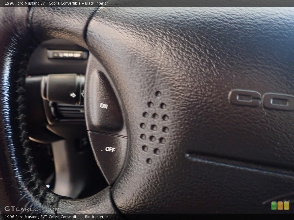 Black Interior Steering Wheel for the 1996 Ford Mustang SVT Cobra Convertible #139965088