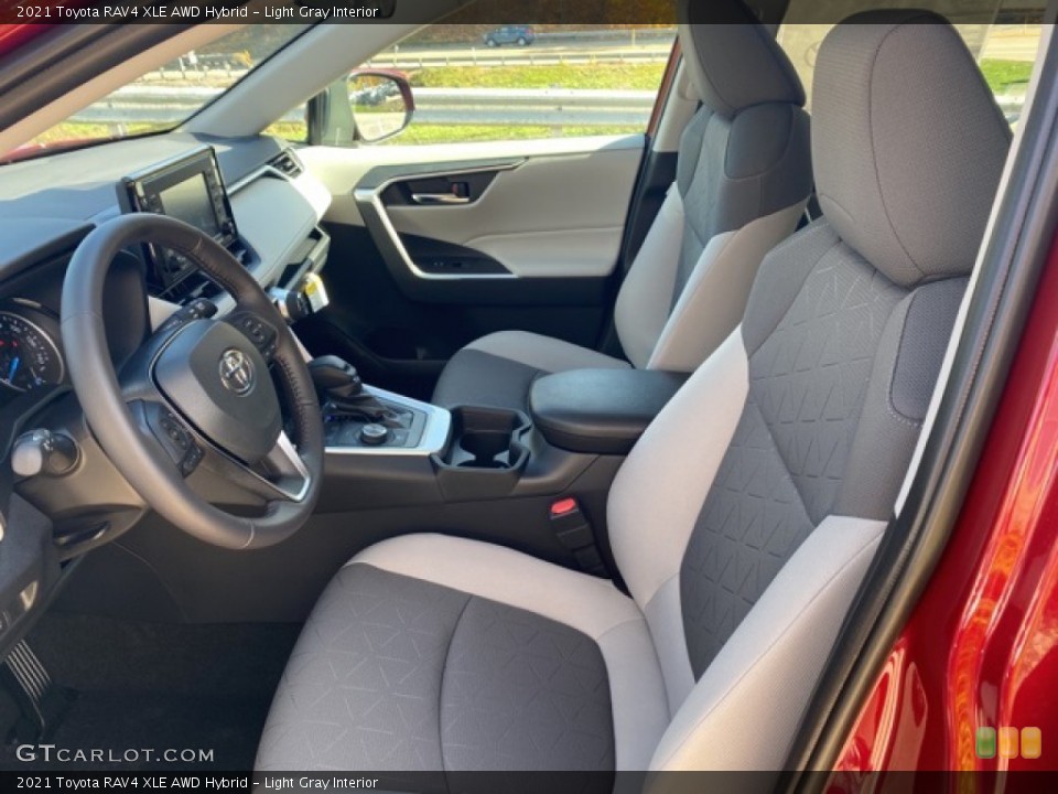 Light Gray Interior Front Seat for the 2021 Toyota RAV4 XLE AWD Hybrid #139965592