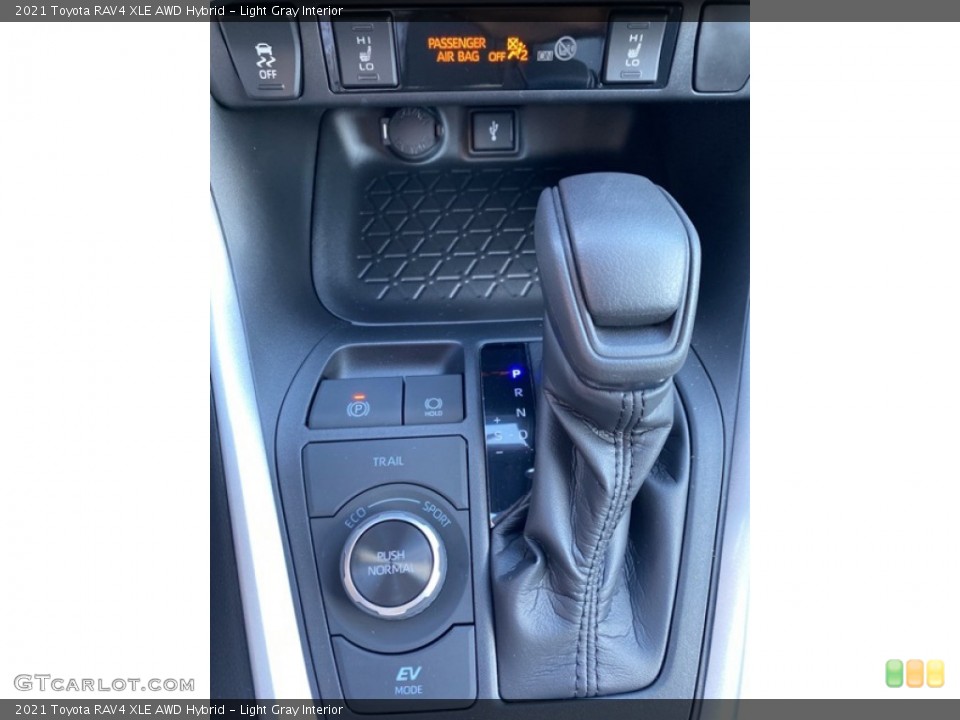 Light Gray Interior Transmission for the 2021 Toyota RAV4 XLE AWD Hybrid #139965766