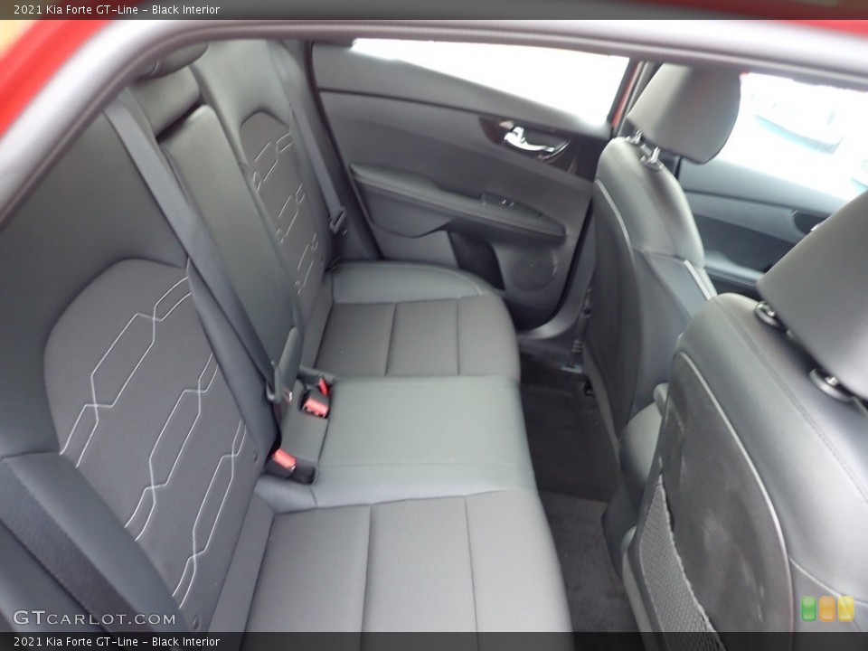 Black Interior Rear Seat for the 2021 Kia Forte GT-Line #139965793