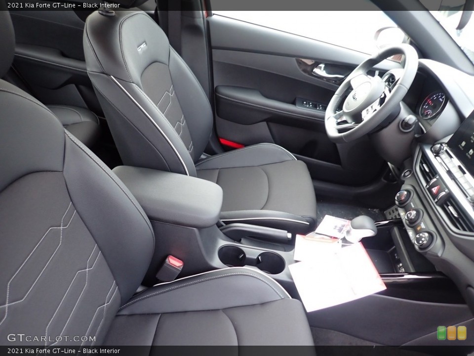 Black Interior Front Seat for the 2021 Kia Forte GT-Line #139965811