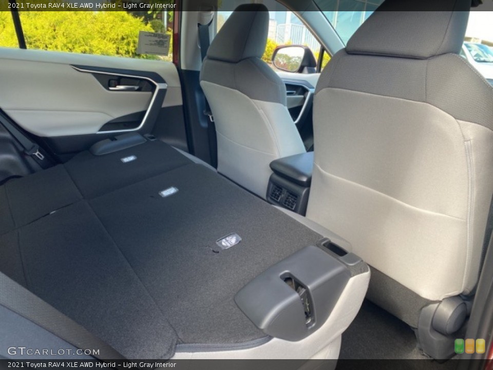 Light Gray Interior Rear Seat for the 2021 Toyota RAV4 XLE AWD Hybrid #139965964