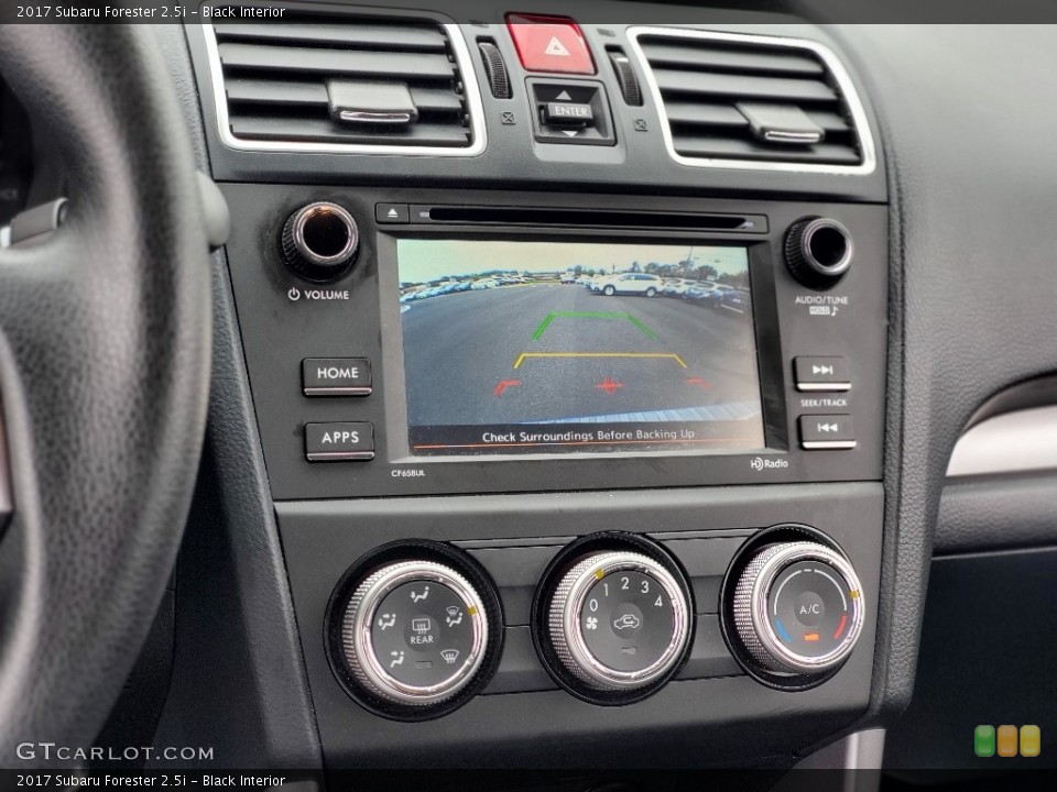 Black Interior Controls for the 2017 Subaru Forester 2.5i #139967002