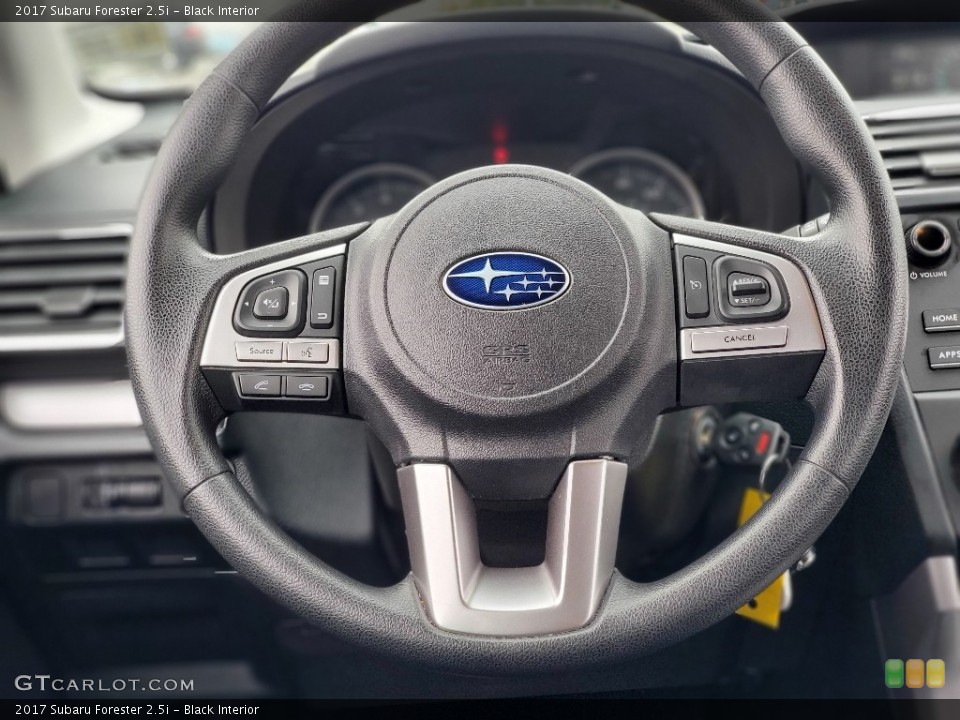 Black Interior Steering Wheel for the 2017 Subaru Forester 2.5i #139967053