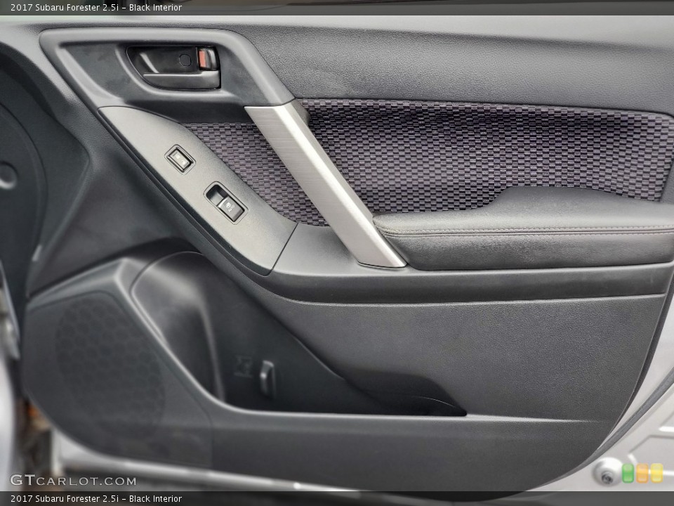 Black Interior Door Panel for the 2017 Subaru Forester 2.5i #139967242