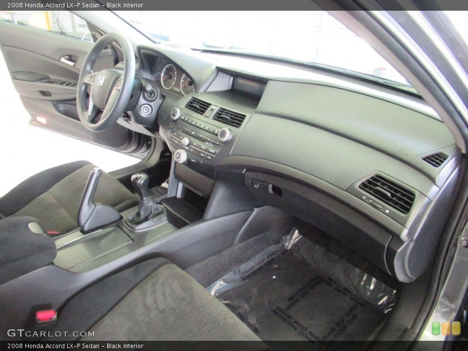 Black Interior Dashboard for the 2008 Honda Accord LX-P Sedan #139967389