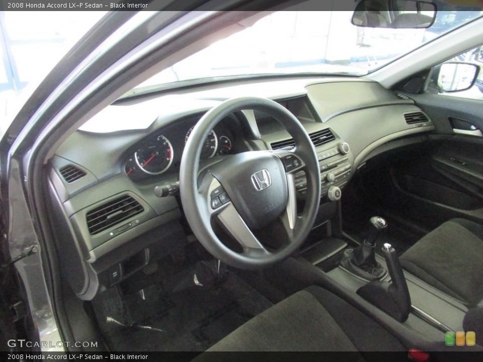 Black Interior Front Seat for the 2008 Honda Accord LX-P Sedan #139967530