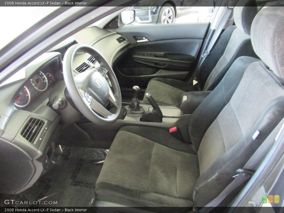 Black Interior Photo for the 2008 Honda Accord LX-P Sedan #139967542