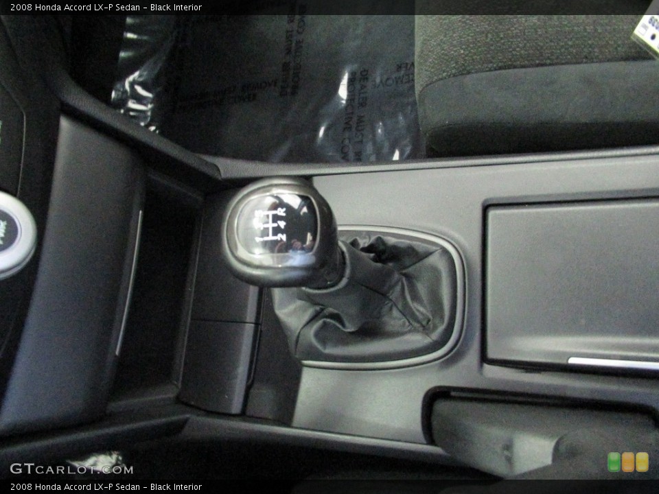 Black Interior Transmission for the 2008 Honda Accord LX-P Sedan #139967581